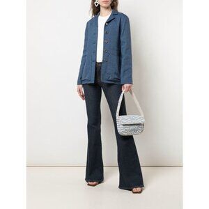 J BRAND Valentina Everlast Dark Rinse High Rise Flare Flared Jeans, Size 28